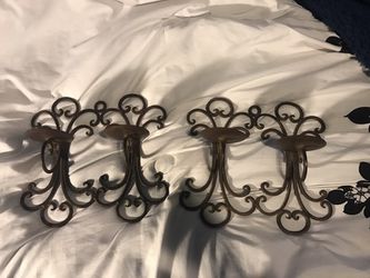 Two Wall candle holders