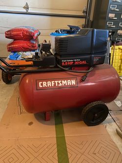 Craftsman 5.5HP 30 GAL single cylinder air compressor