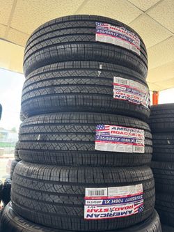 📲✅235/65/17 vendo set de llantas nuevas América