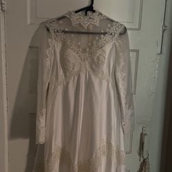 Vintage Wedding Dress   S
