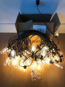 Outdoor Edison Bulb String Lights