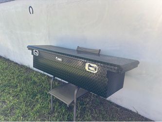 UWS EC10473 69-Inch Matte Black Heavy-Wall Aluminum Truck Tool Box with Low Profile, Rigid Core