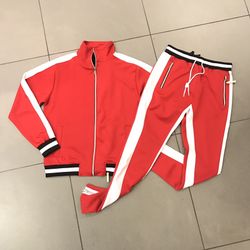 Red/white tracksuit to match the jordan red 11's