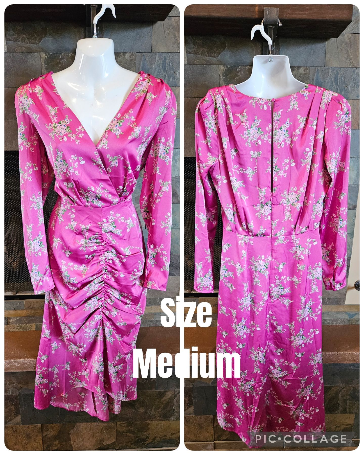 New silky dress