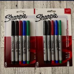 Lot Of 2 Sharpie Multicolor Marker Pens (Ship Only) 