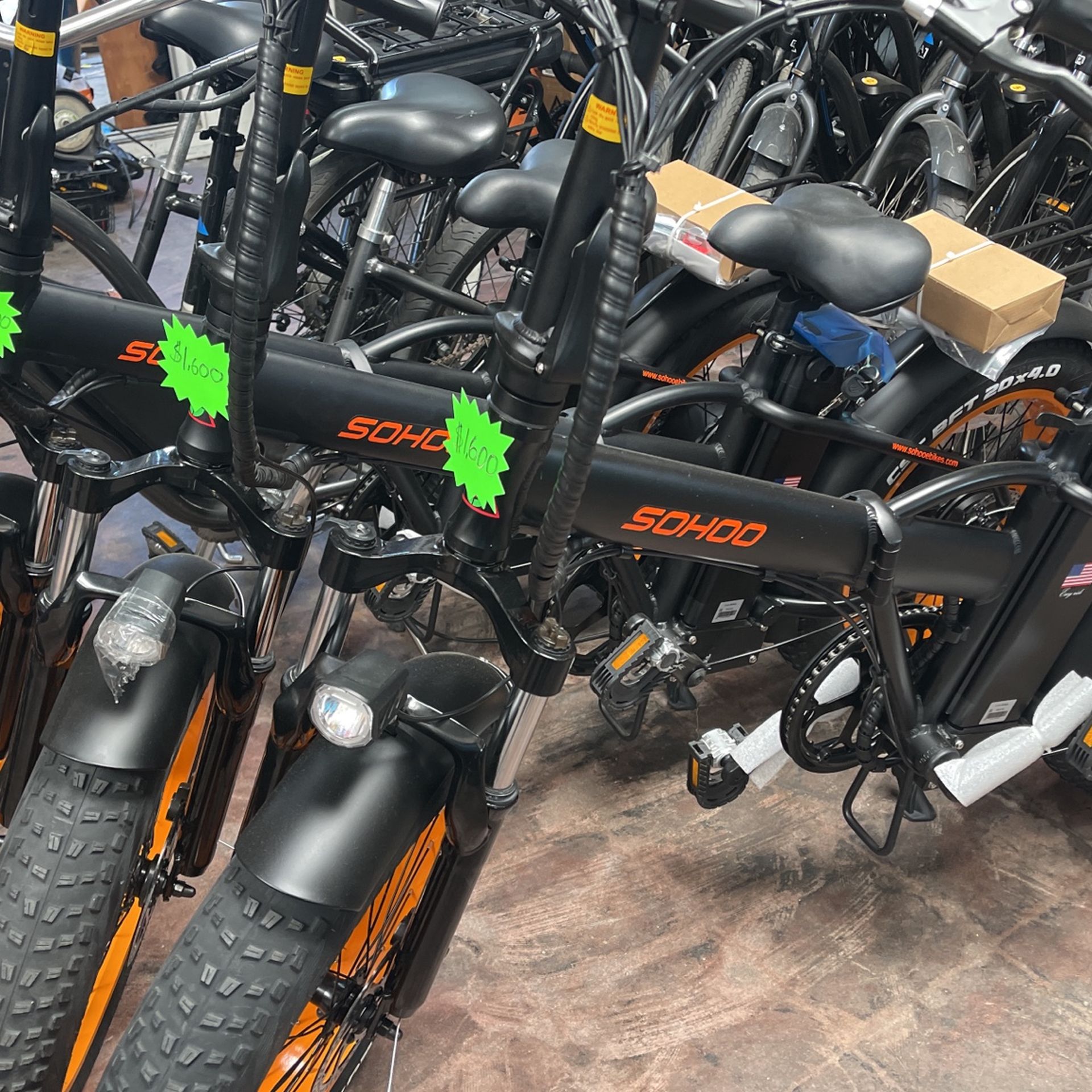 Sohoo Foldable 500watt 48v 12amp E Bike