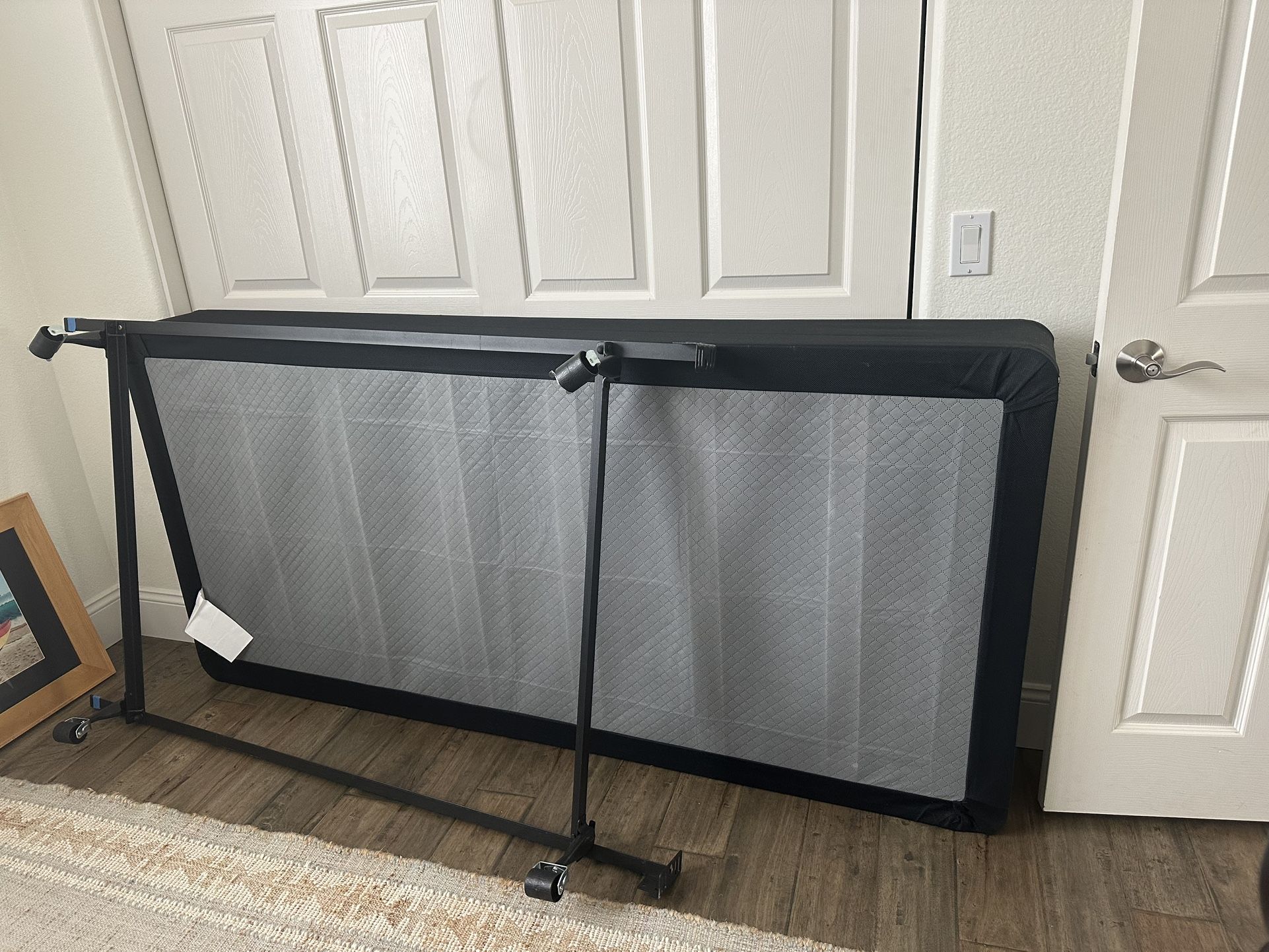 Free Twin Box Spring Mattress and Metal Frame. NEW for Sale in