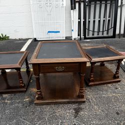 Set Of 3 Used End Tables $30 Sold As Is