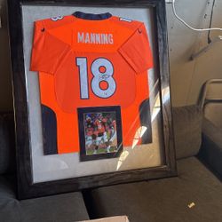Peyton Manning signed jersey
