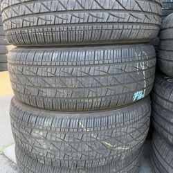 235 55 19 Vendo Un Set De Llantas Usadas En Excelente Condición Marca FIRESTONE 