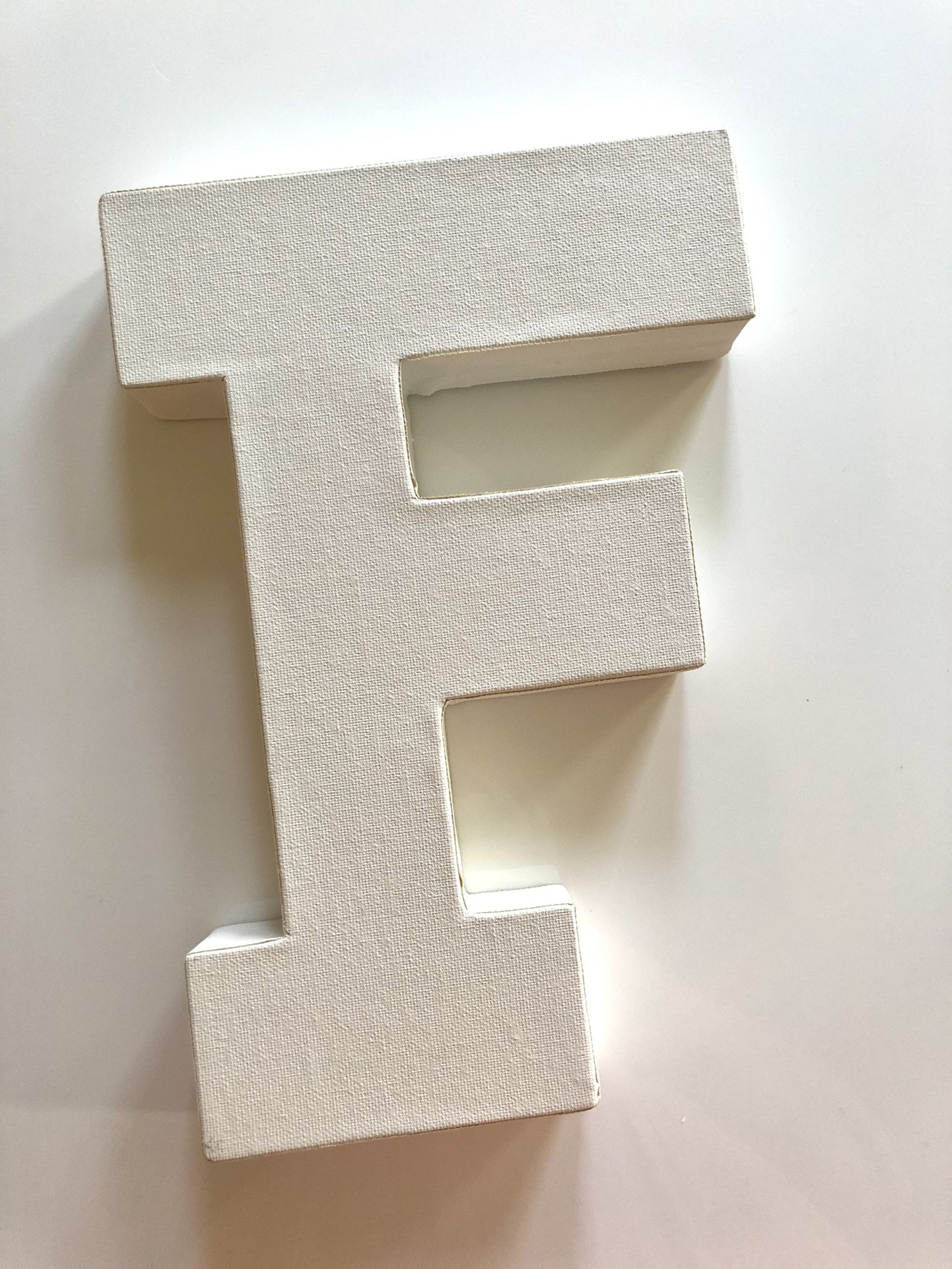 Canvas Letter • “F”