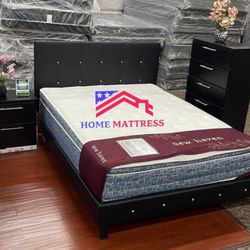 Camas Y Colchon Full Size 🔵 Bed And Mattress 