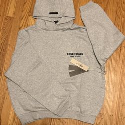 Fear Of God Essentials Fleece Hoodie/Ligh Heath/ Size：XS-XL