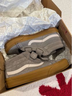 Kids Grey Sk8-Mid Vans