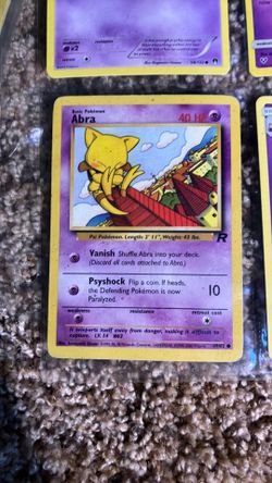 Abra Pokémon Card 1995