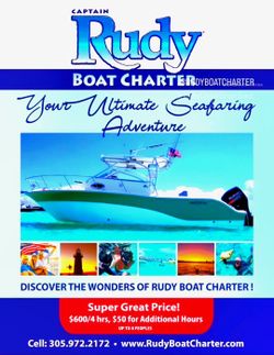 Boat Charter In Miami, Florida.
