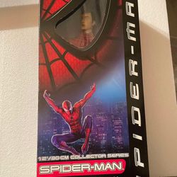 Spider-Man 12 Inch Toy Biz Removable Mask MiB 