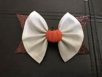 Handmade Fall Fabric Bow