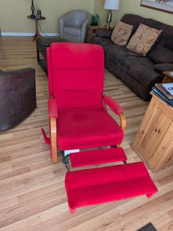 Red recliner