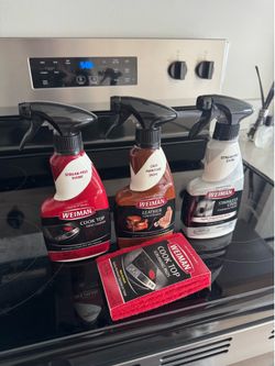 Weimann Set (Cook top cleaner, leather conditioner, stainless steel cleaner)
