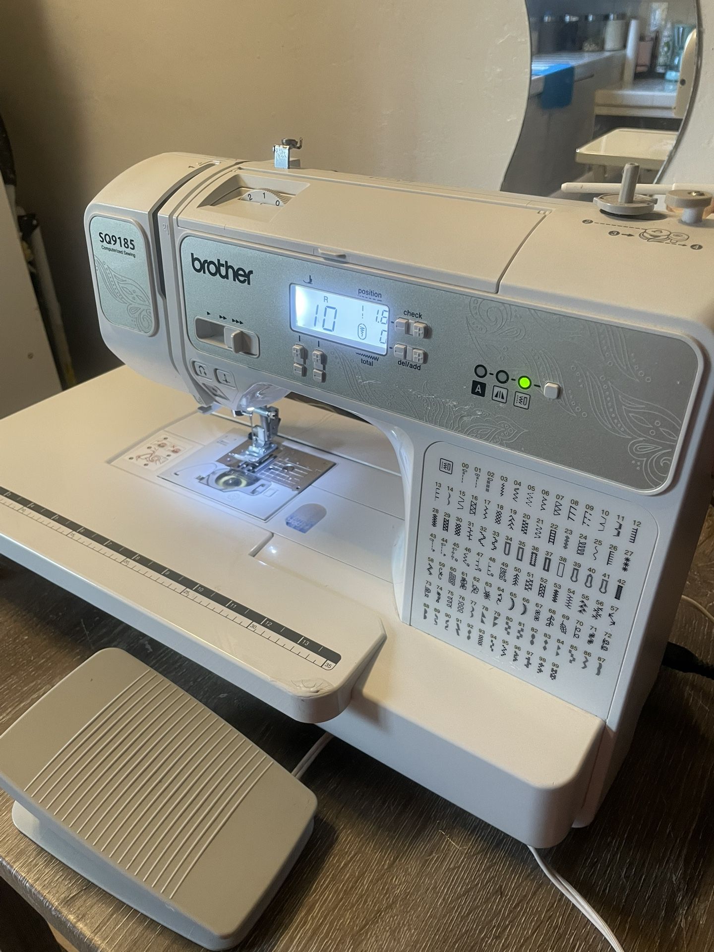 sewing and embroidery machine