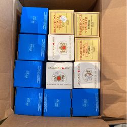 24 Glasses In Box Vintage 