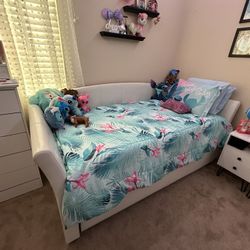 Twin Bed White 