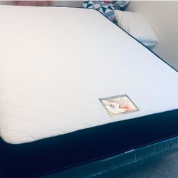 Queen Size Mattress 12”thick  With Box Spring Brand New Delivery Available 
