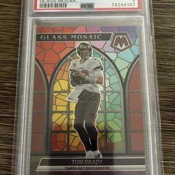 Tom Brady Glass Mosaic