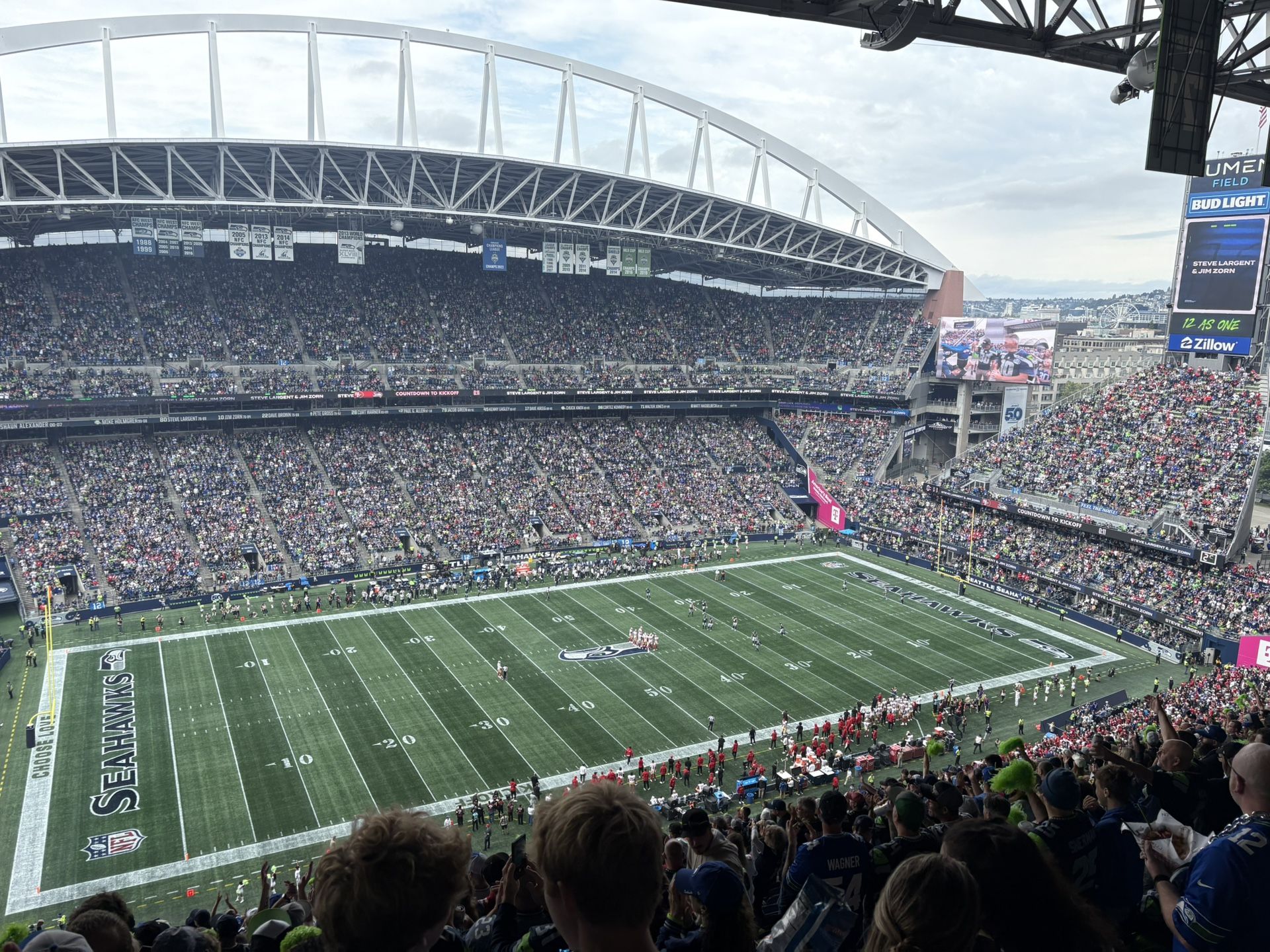 Seahawks v Texans, Aisle Seats, MNF Game