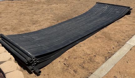 Pool solar heating panels 6qty 4’x12’