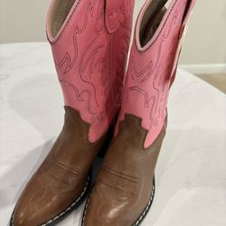 Little Girls Boots, Old West Brand New With Tags Retails For $56 Size Is 13.5