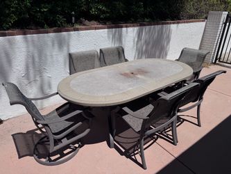 Outdoor Patio Dining Table and Chair Set