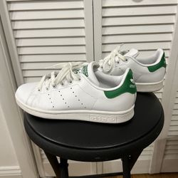 Adidas Stan Smith White And Green Size 6