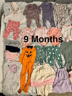 Baby Girl Clothes 9M