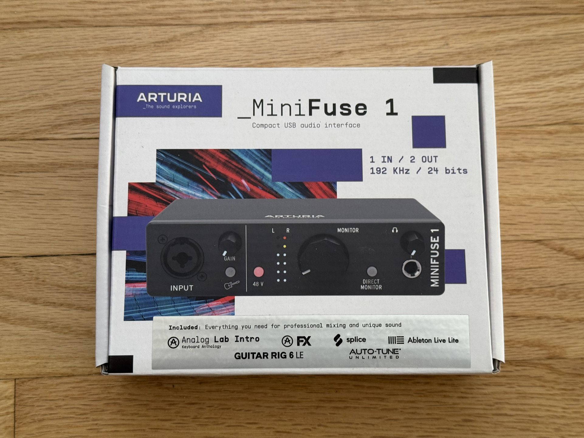 Arturia MiniFuse 1 USB Recording Interface Trade For Switch Lite