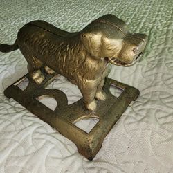 Antique 1930's/1940's Cast Iron Dog Nut Cracker