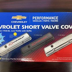 Chevy Small Block Valve Covers Chrome