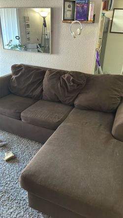 Used couch 60$ brown
