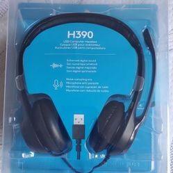 Logitech H390 Noise Cancelling Wired Headset