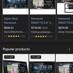 Kenwood DNX577s Radio