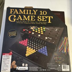 Family 10 Game Set (used) (missing Pieces) (Check Description)