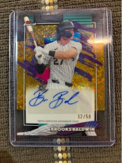 2026Topps finest Brooks Baldwin Auto 32 /50
