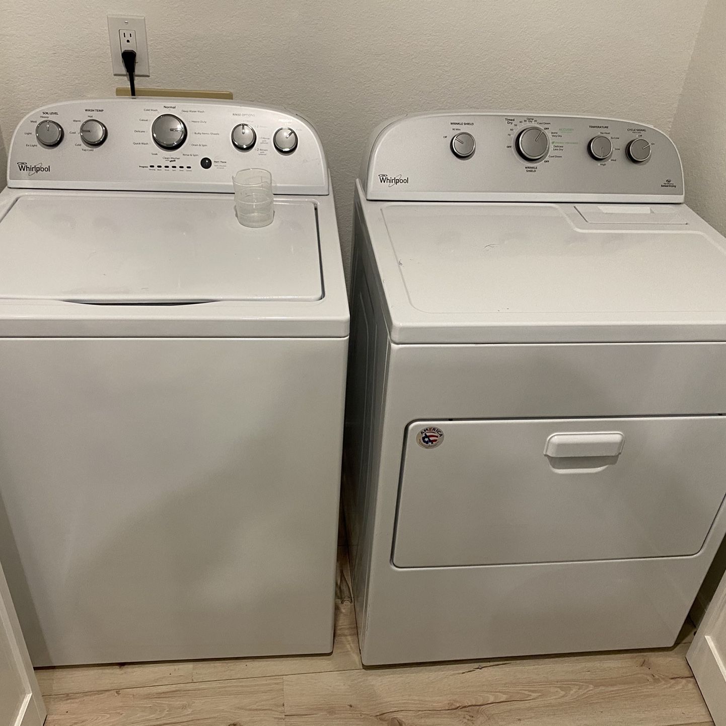 Whirlpool used washer on sale and dryer