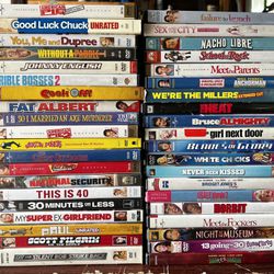Lot of 40 Comedy DVD Movies Rowan Atkinson John Candy Mike Myers Will Ferrell