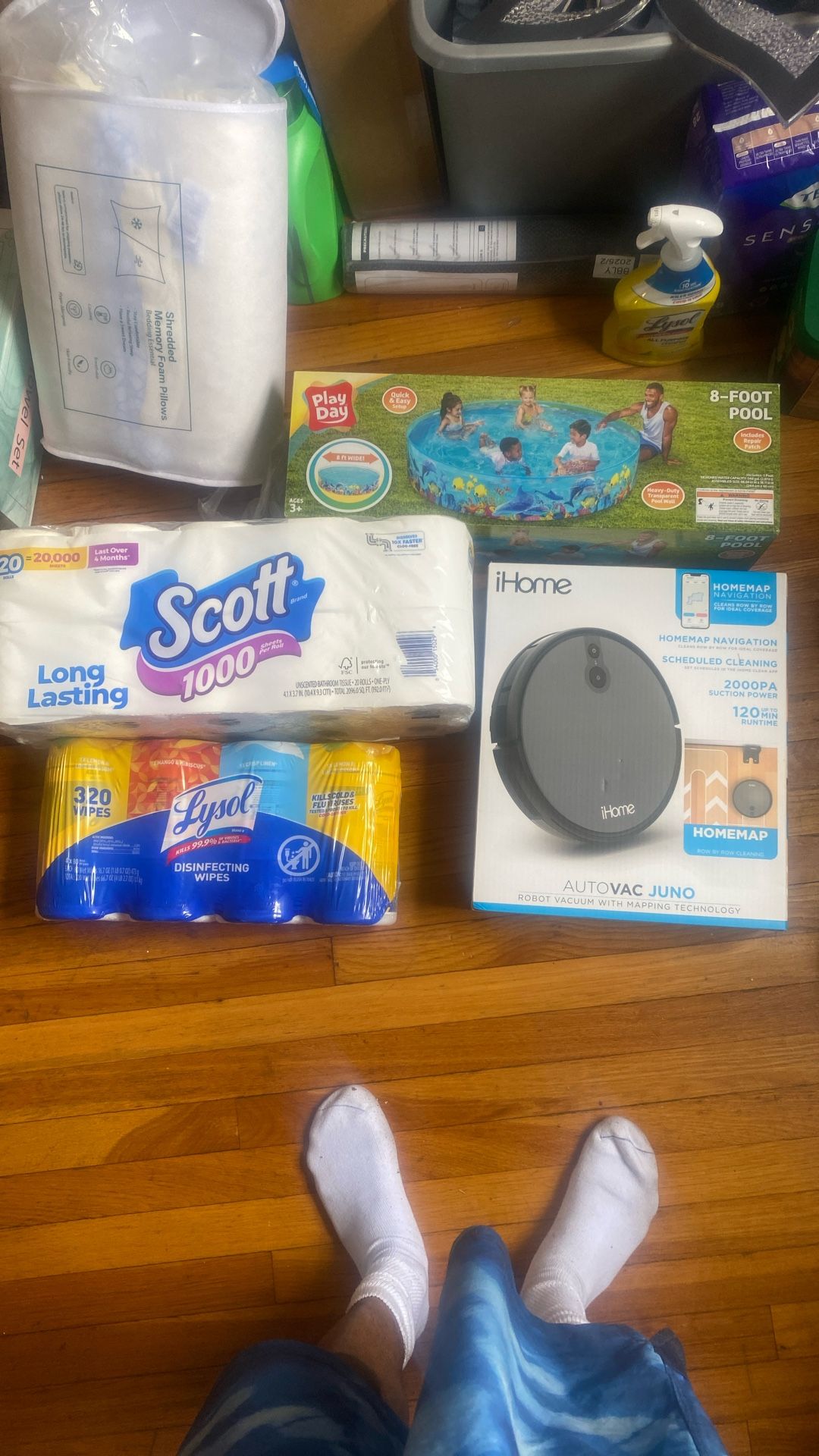 Household Items . Mobile Vacuum , Scott Tissue