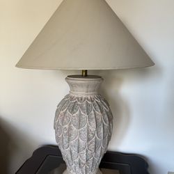 (2) Vintage Decorative Ceramic Table Lamps with Shade