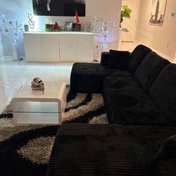 Cloud sofa 3 Pieces + Rug + Coffee table In Special Offer