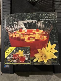 Elegance Punch Set with 6 Punch Cups