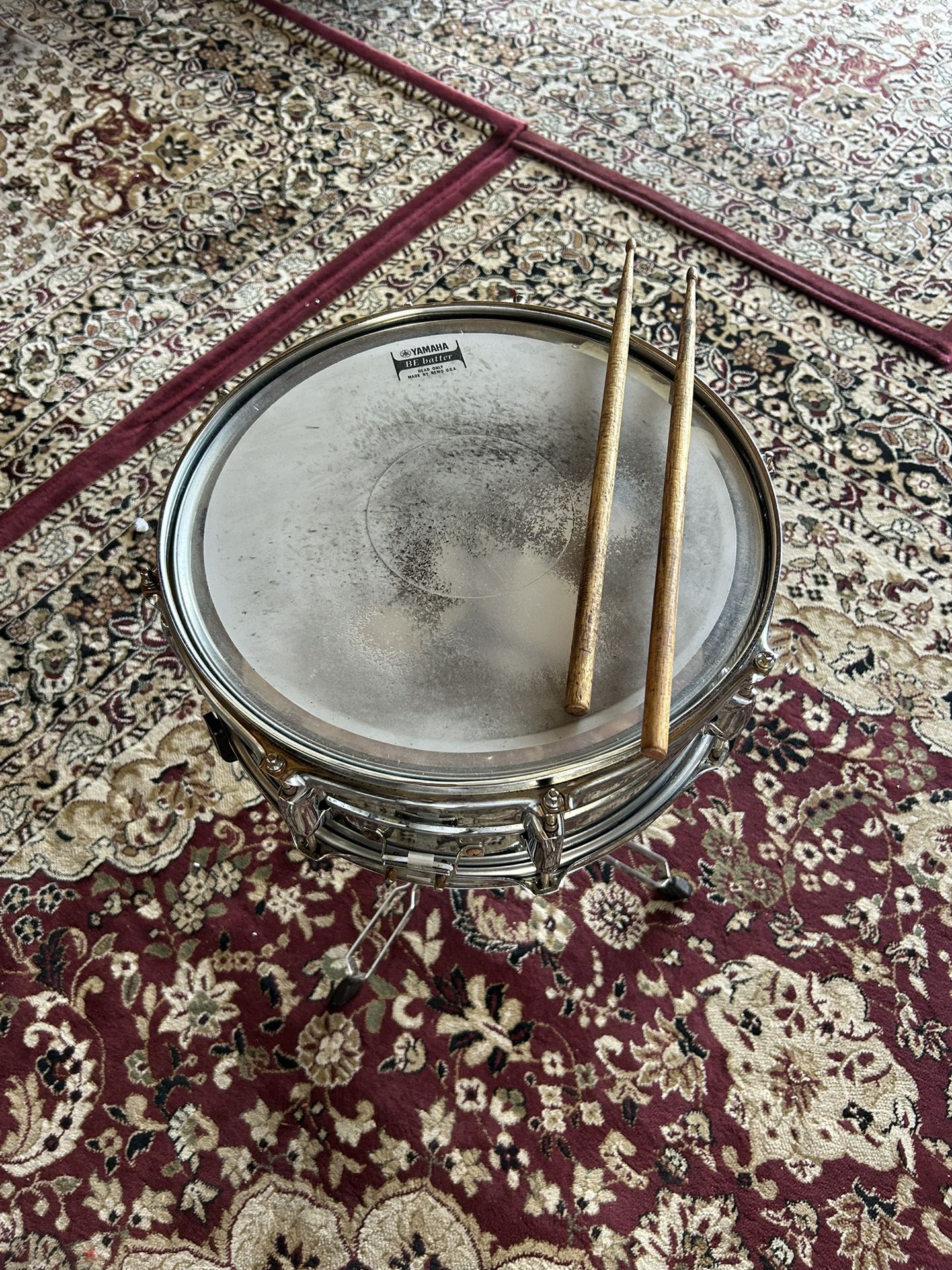 Yamaha Snare Batter Drum Stand Drum Sticks